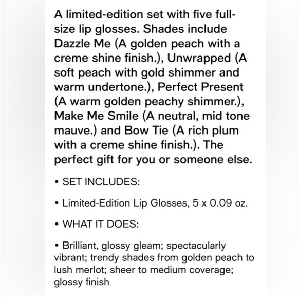 Estee Lauder Limited Edition Unwrap Lip Gloss Collection NIB - Picture 2 of 2